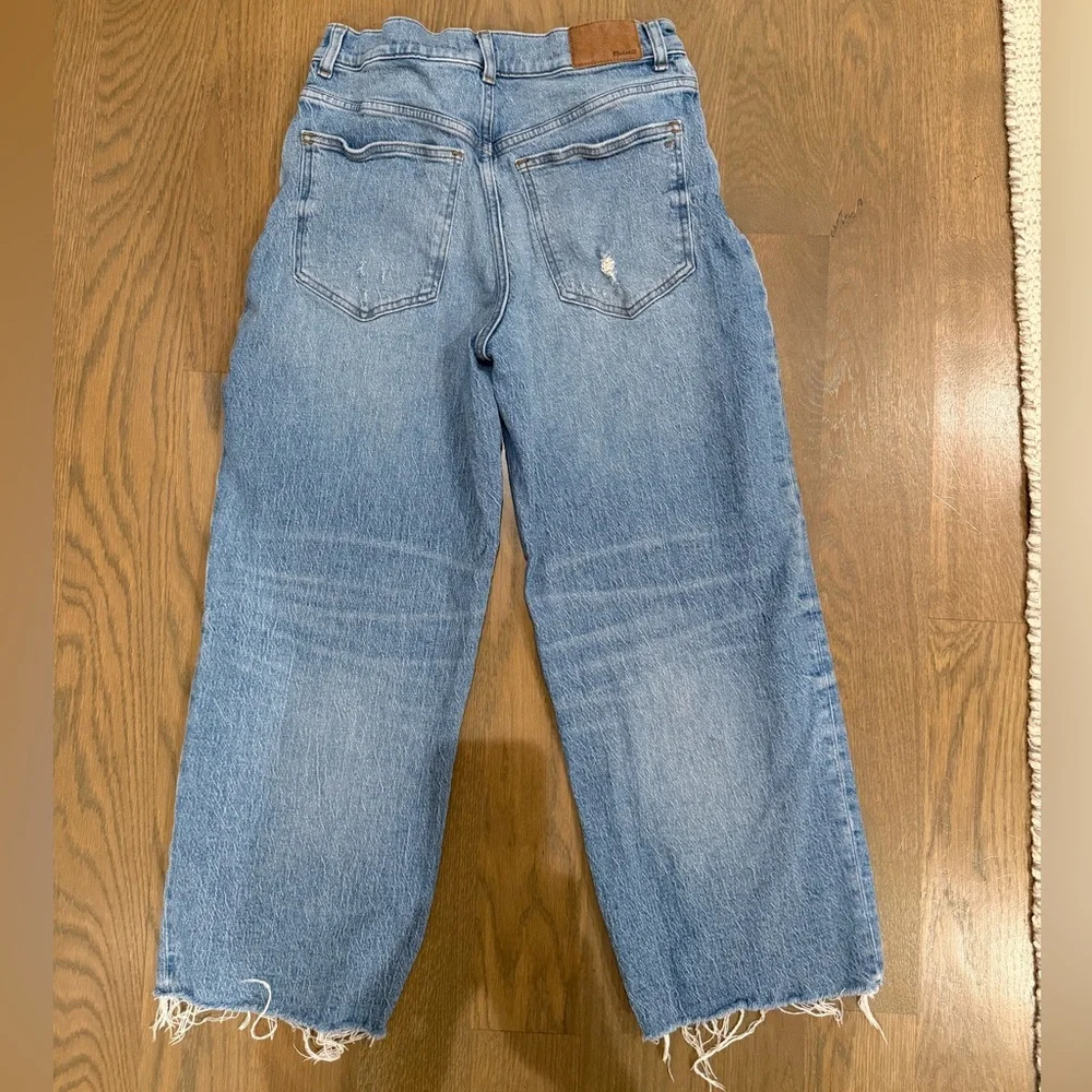 Madewell The Perfect Vintage Wide-Leg Crop Jean in Hallstead Wash - Picture 8 of 9
